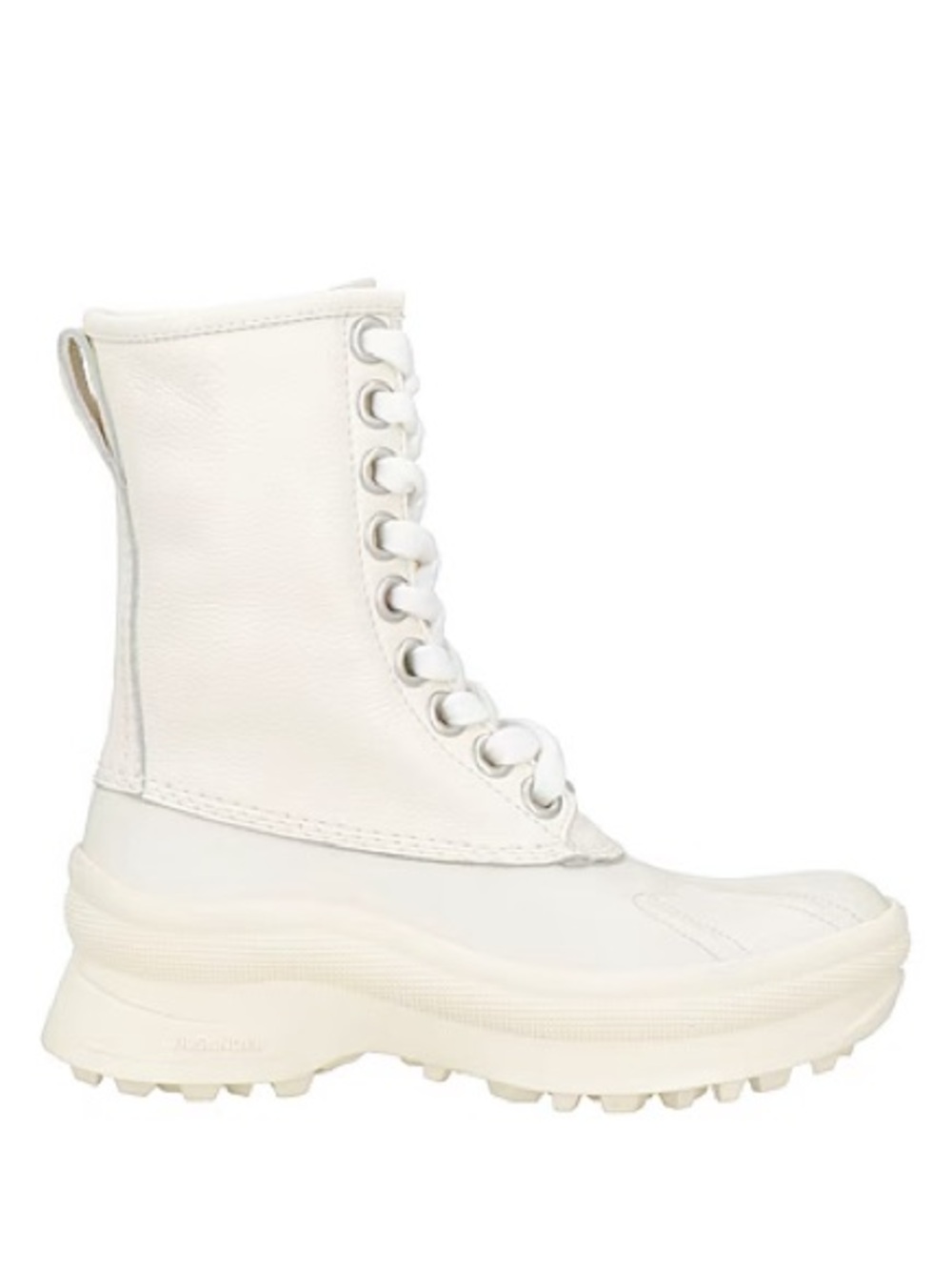 JIL SANDER ANKLE Lace up BOOT Off White size 37
